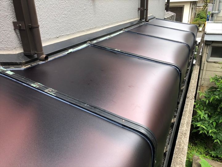 工事完了後のサンルーム屋根