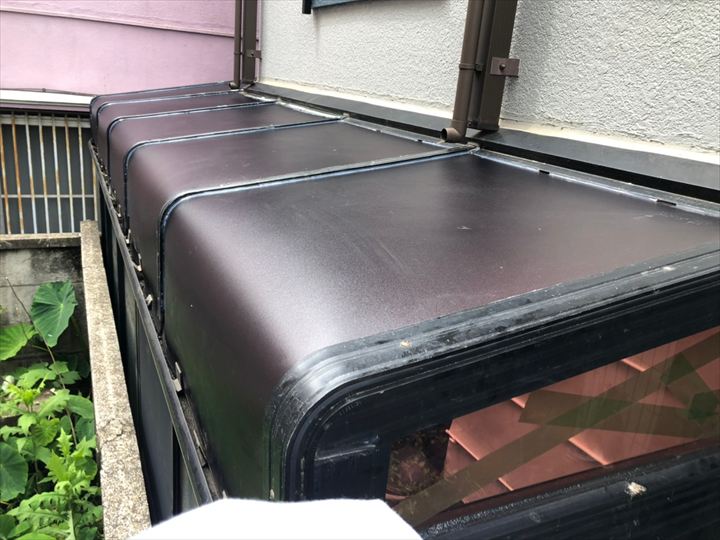 工事完了後のサンルーム屋根
