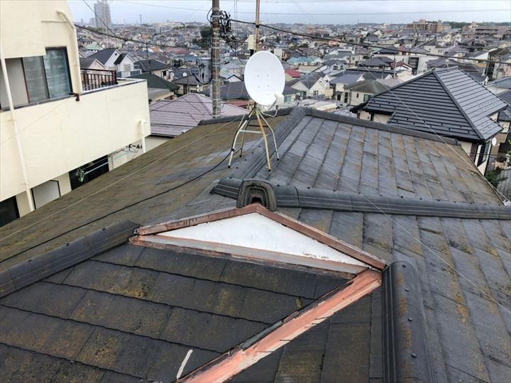 屋根の谷部分が雨漏りの原因