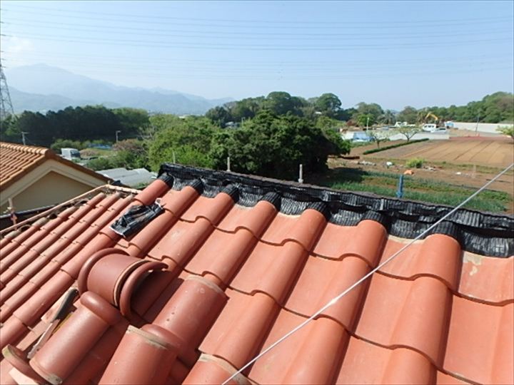 ハイロールを使用した乾式工法
