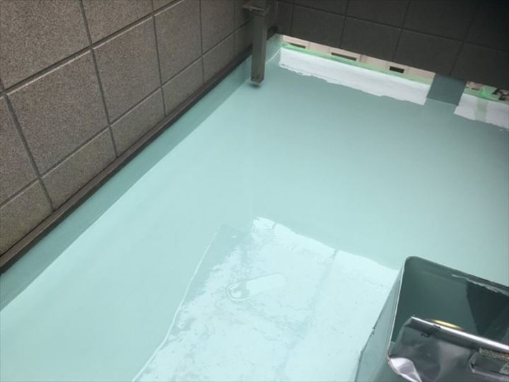 バルコニー通気緩衝工法(ウレタン防水材)
