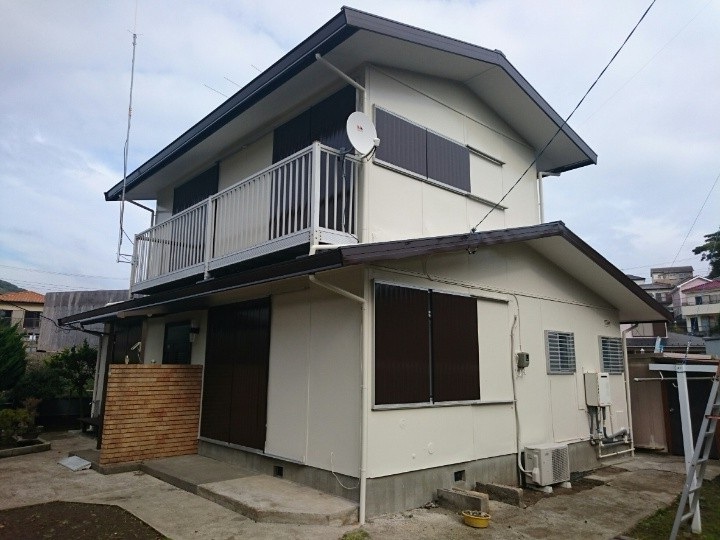 屋根外壁塗装工事してメンテナンス
