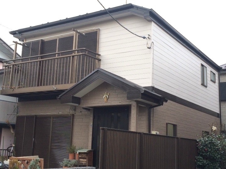 パーフェクトトップとサーモアイＳiを使用した屋根外壁塗装工事でメンテナンス