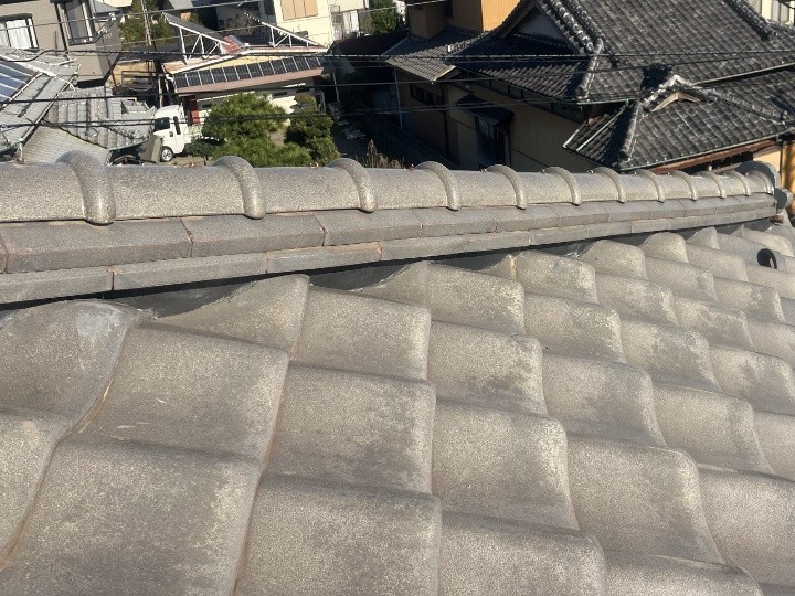 棟瓦取り直し完了