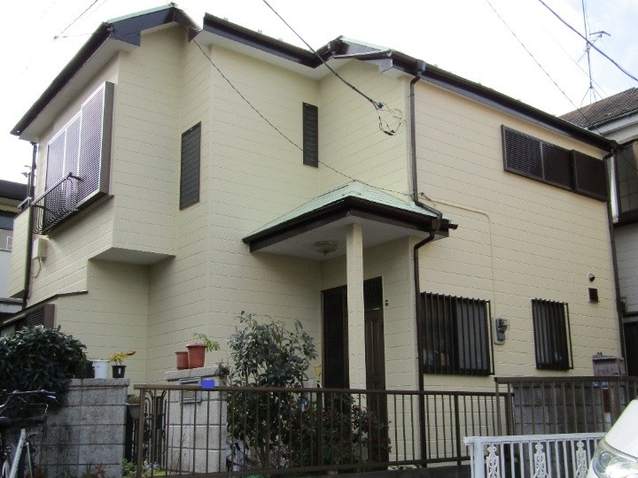 屋根外壁塗装工事した後のお住まい