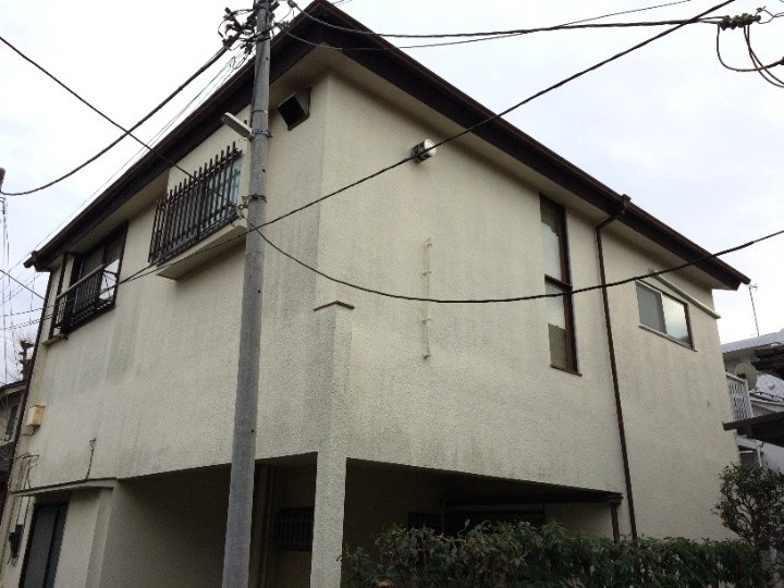 塗装工事前のお住まい