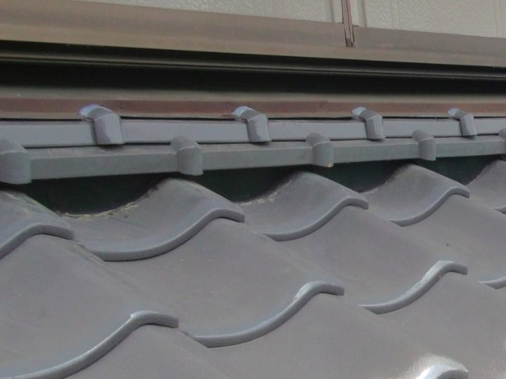 積み直し後の熨斗瓦