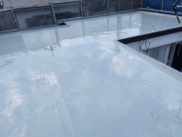 ウレタン防水施工後
