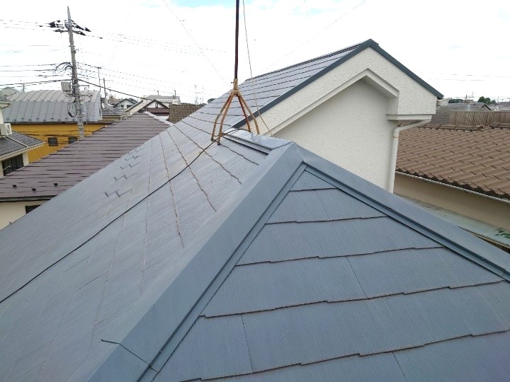 棟板金全体の調査状況