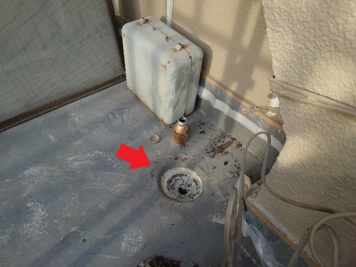 バルコニー排水口