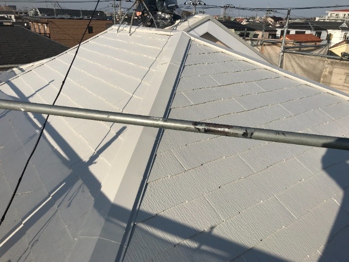 サーモアイSiで「上塗り」作業