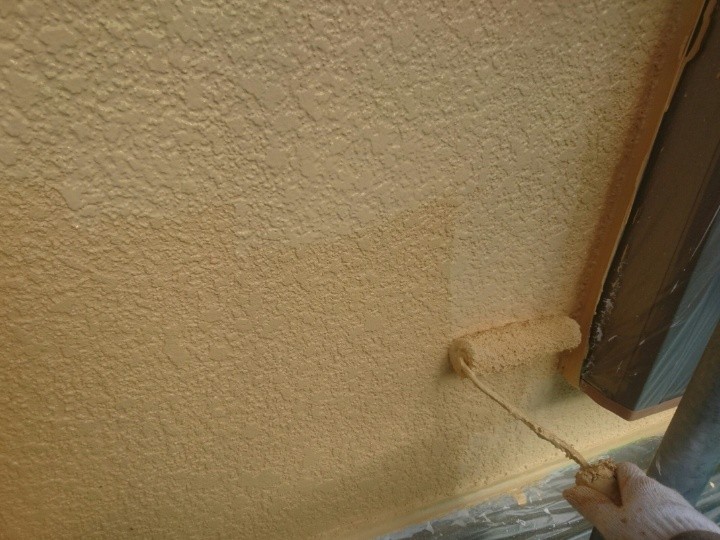 パーフェクトトップで中塗り上塗り作業（二層塗り）