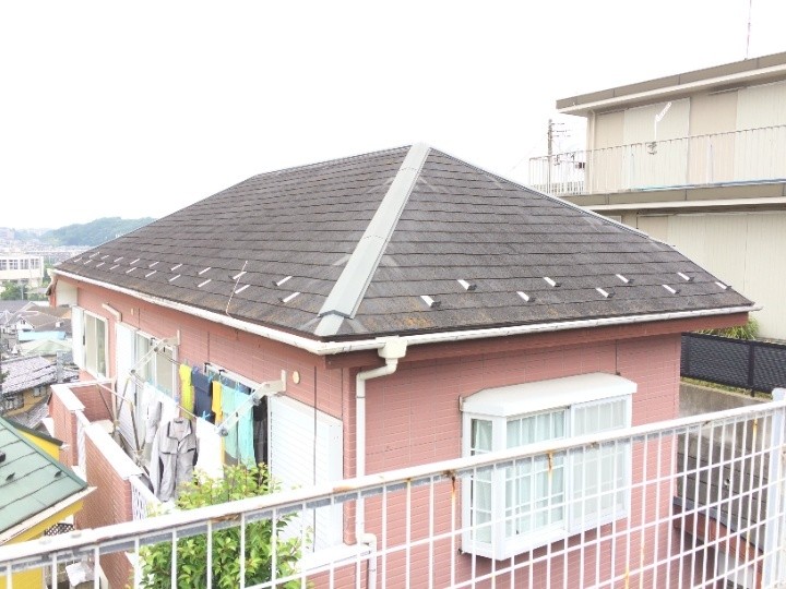屋根外壁塗装工事する前のお住まい