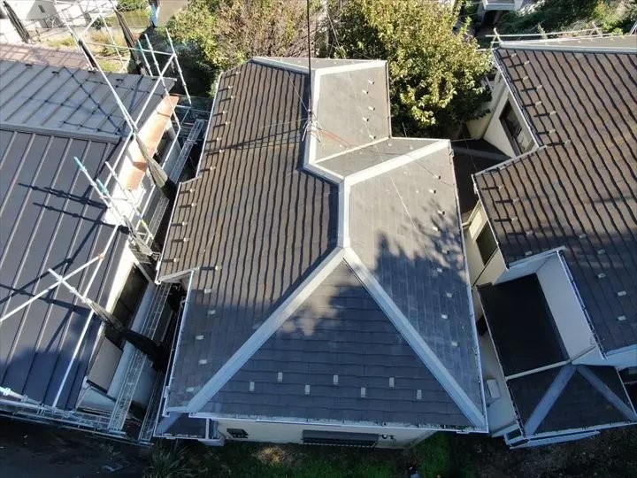 ドローンで見た屋根全景