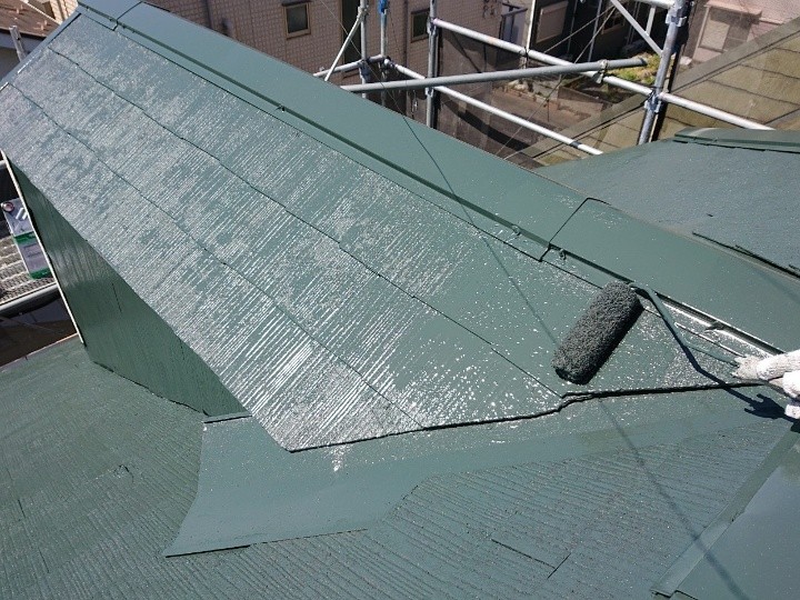 ファインパーフェクトベストで「上塗り」作業