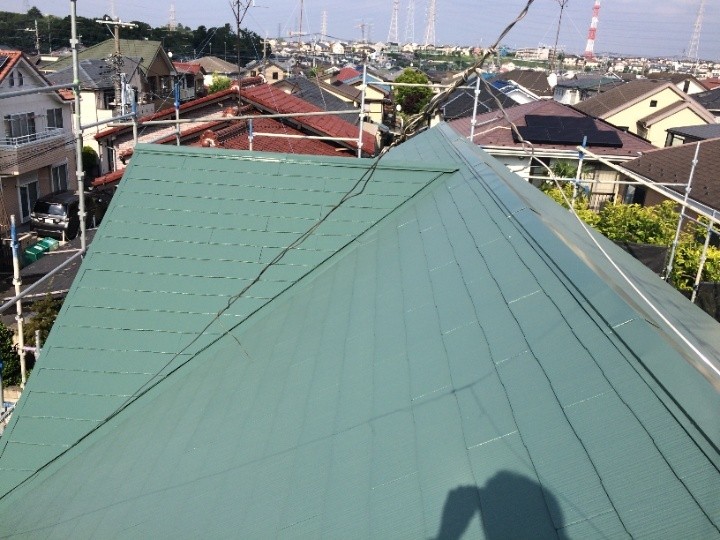 サーモアイSiで「上塗り」作業