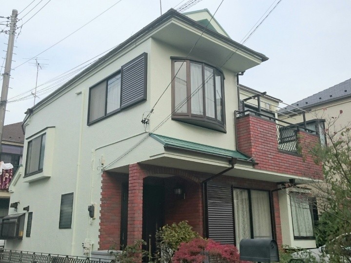 屋根外壁塗装工事後のお住まい