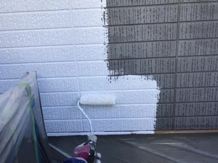 パーフェクトサーフで下塗り作業