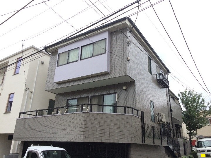 築18年モルタル外壁とスレート屋根に塗装工事して耐久性能回復