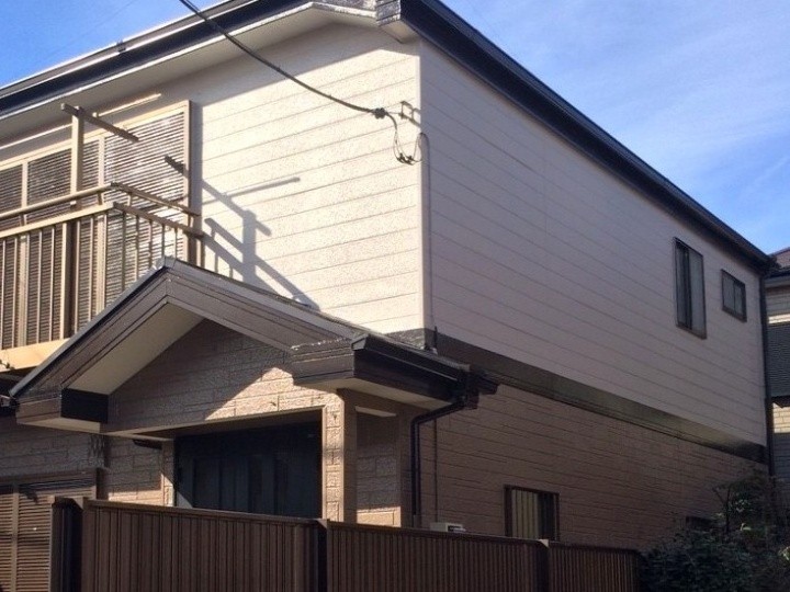 屋根外壁の塗装工事後のお住まい