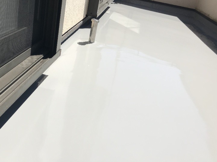 ウレタン防水層施工後