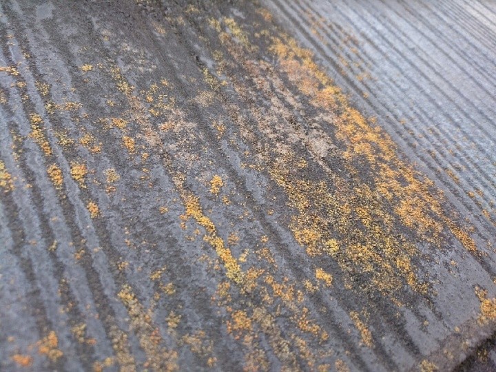 屋根は劣化が進み撥水性が低下