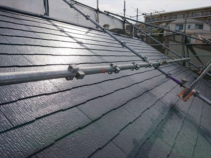 サーモアイ4Fで「上塗り」作業