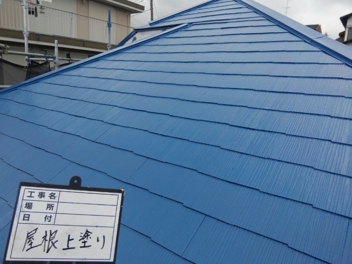 サーモアイSiで「上塗り」作業