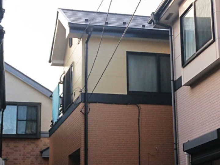 屋根外壁塗装工事後のお住まい