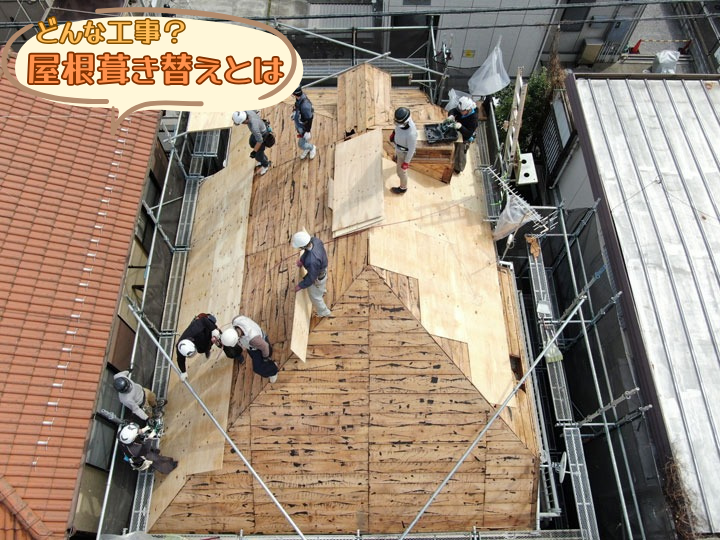 屋根葺き替えとは