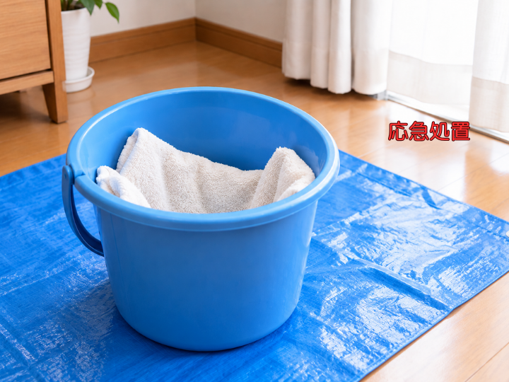 応急処置　雨漏り
