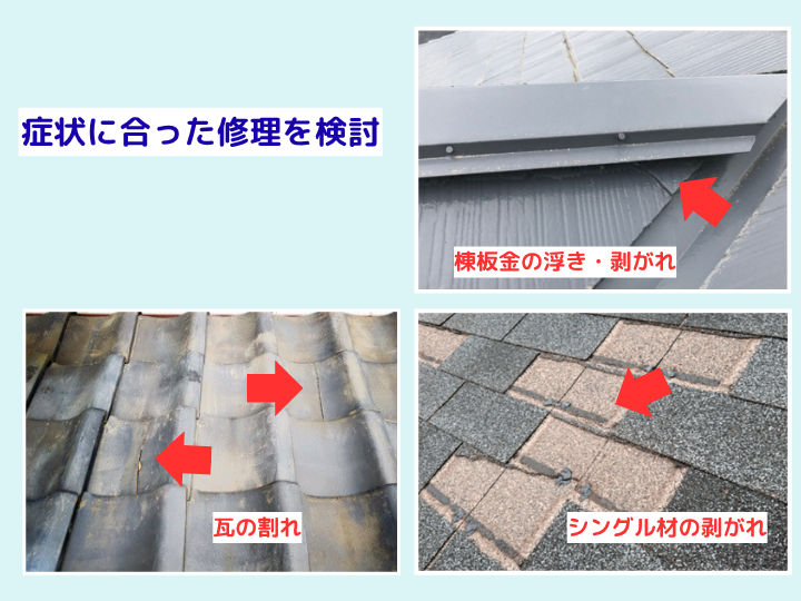 屋根修理の費用相場は？症状別の工事内容と見積もりの確認ポイント
