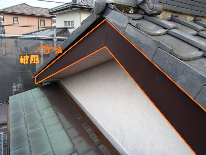 破風の場所