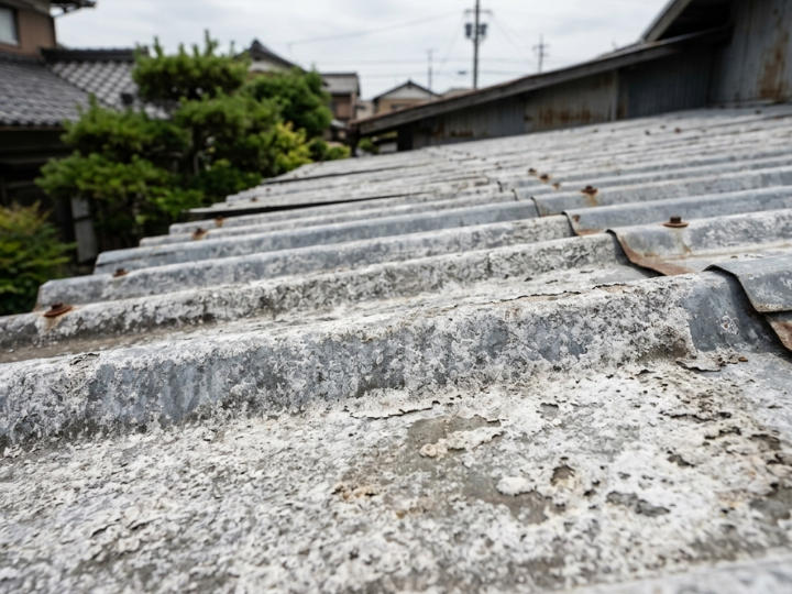 金属屋根の白錆