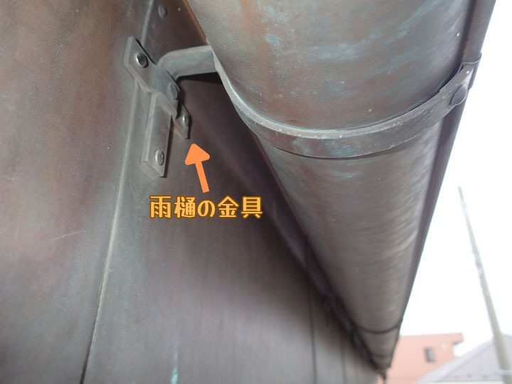 雨樋の金具