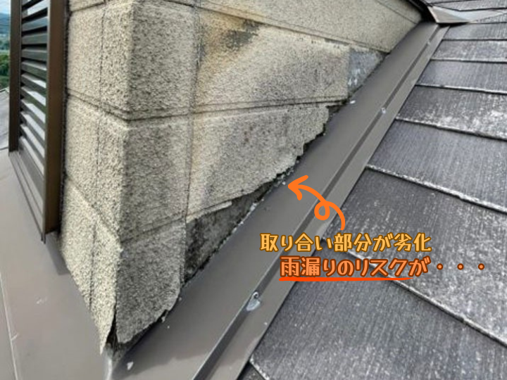 どーm－野取り合い部分が劣化